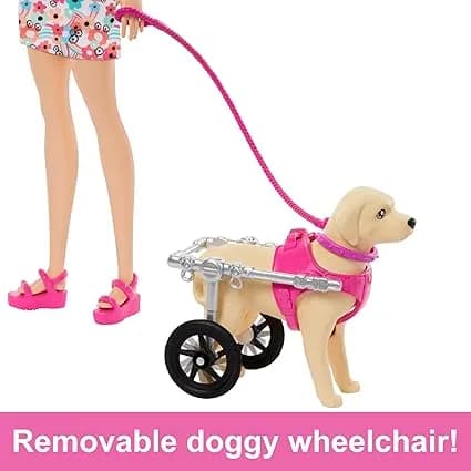 BARBIE WITH TWO DOGS 4