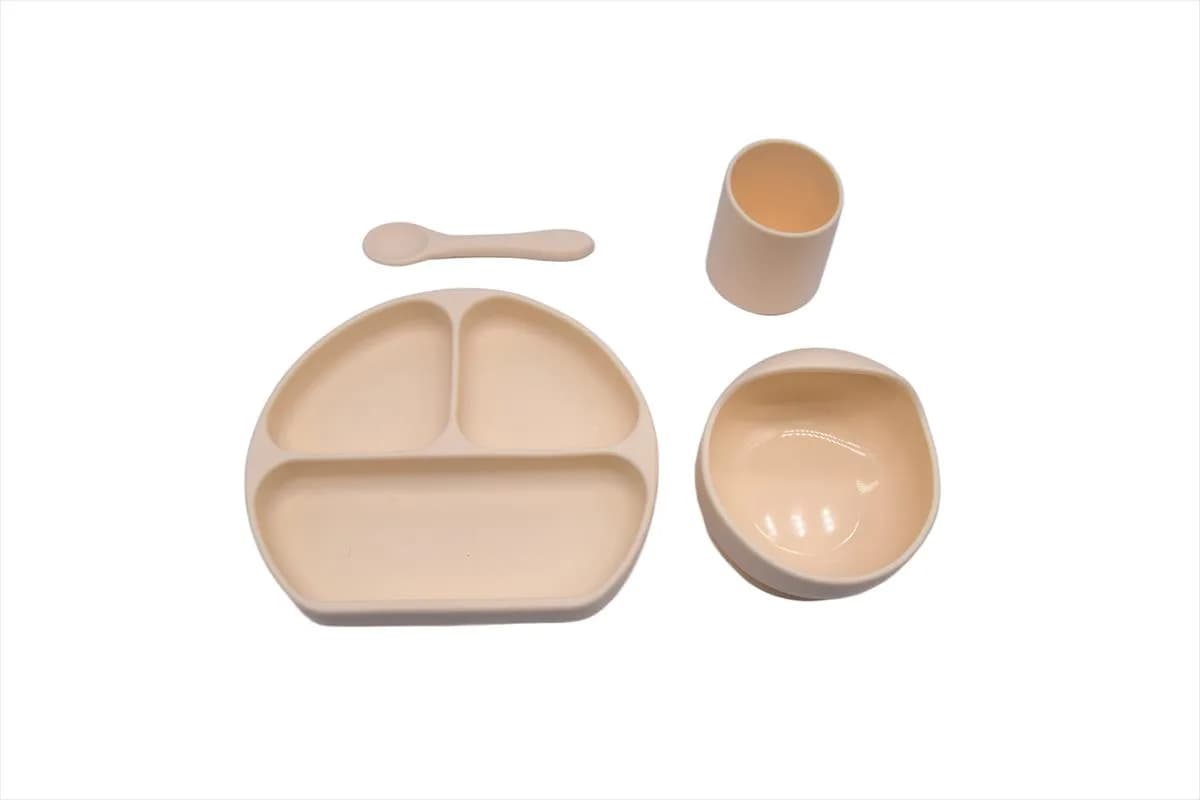 طقم طعام سيليكون للاطفال